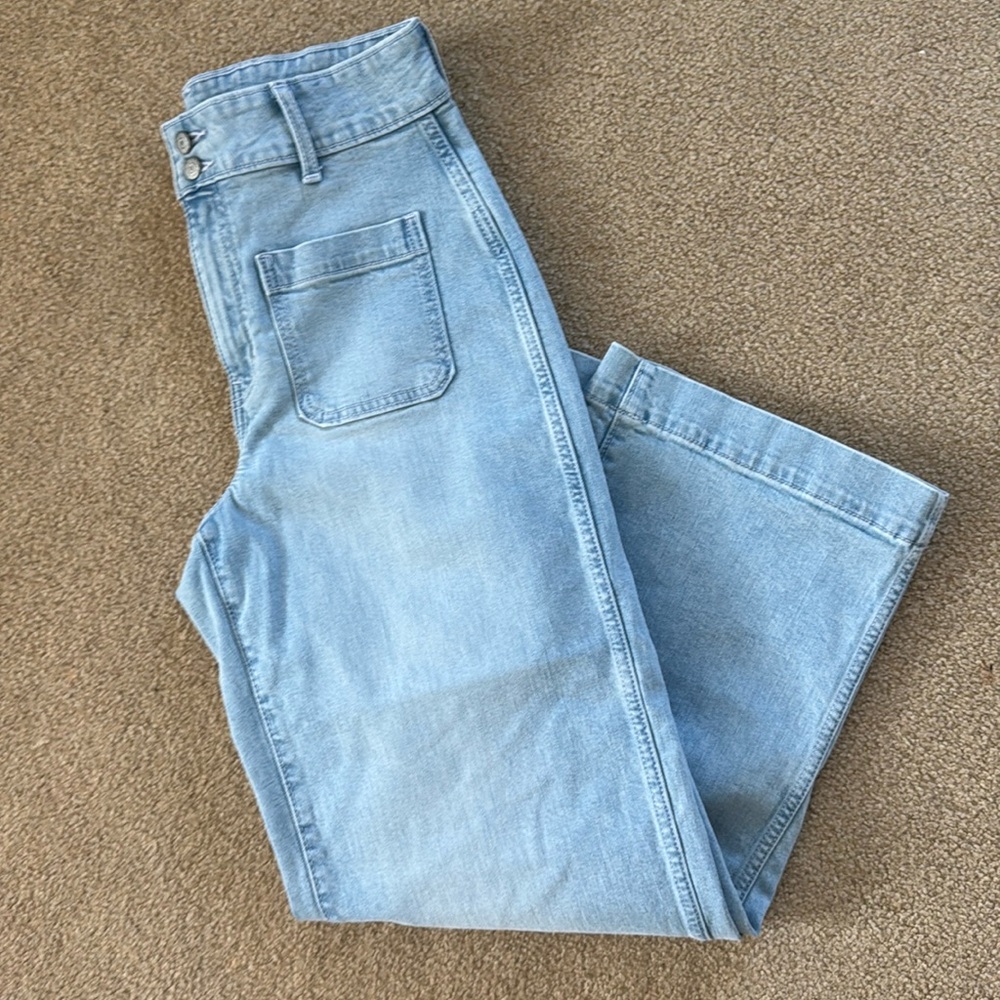Wide leg jeans